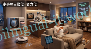 家事の自動化と省力化