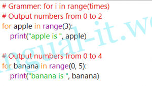 Pythonの反復構造（for）を学ぶ